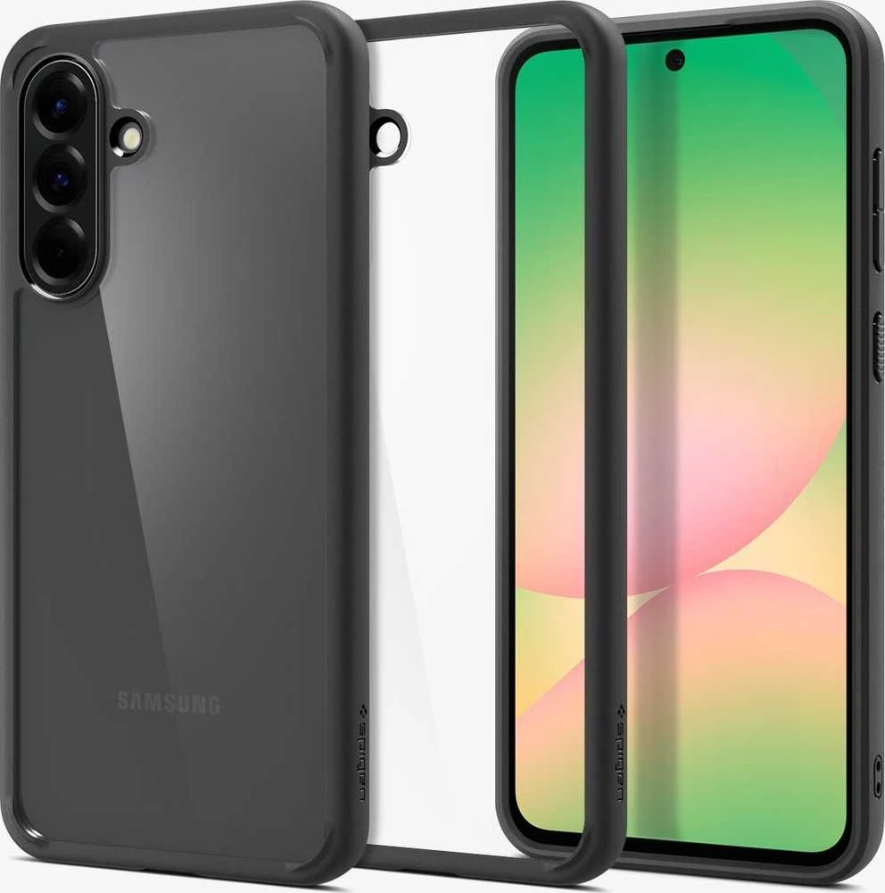 Spigen Ultra Hybrid Samsung Galaxy A56 5G – Matte dėklas telefonui juodos spalvos