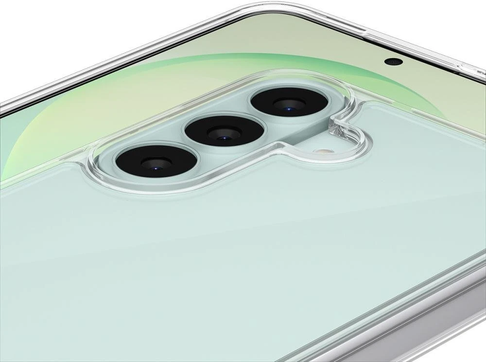 „Spigen Ultra Hybrid“ dėklas, skirtas „Samsung Galaxy S26 FE“, visiškai permatomas