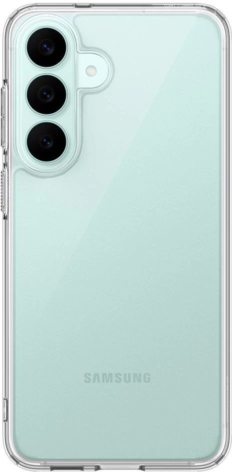 „Spigen Ultra Hybrid“ dėklas, skirtas „Samsung Galaxy S26 FE“, visiškai permatomas