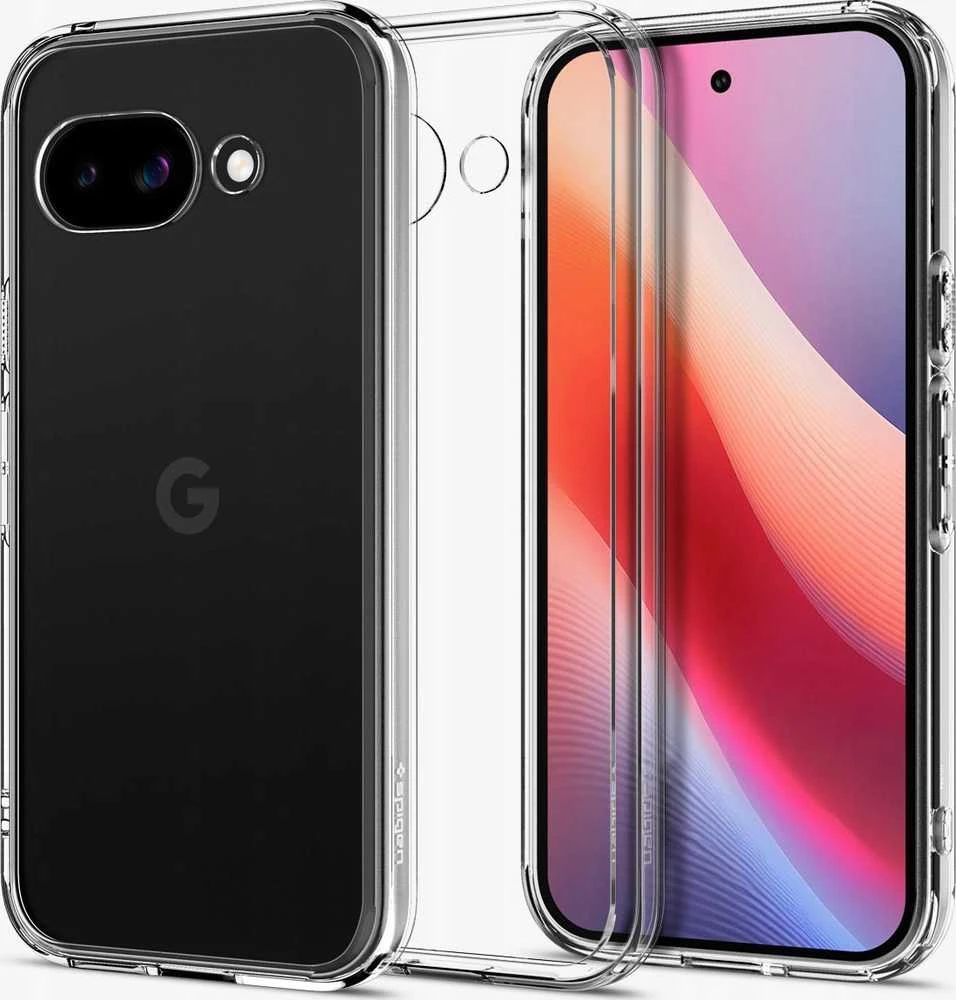 „Spigen Ultra Hybrid“ dėklas, skirtas „Google Pixel 9A“ – skaidrus