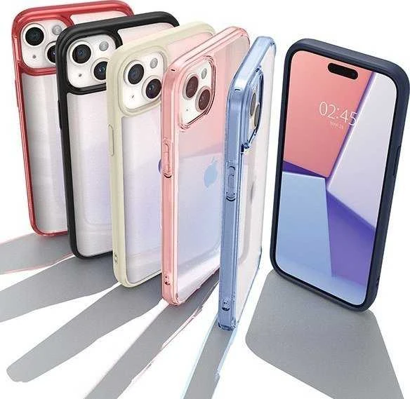 Spigen Ultra Hybrid dėklas skirtas Apple iPhone 15 Plus, spalva - Matte Black
