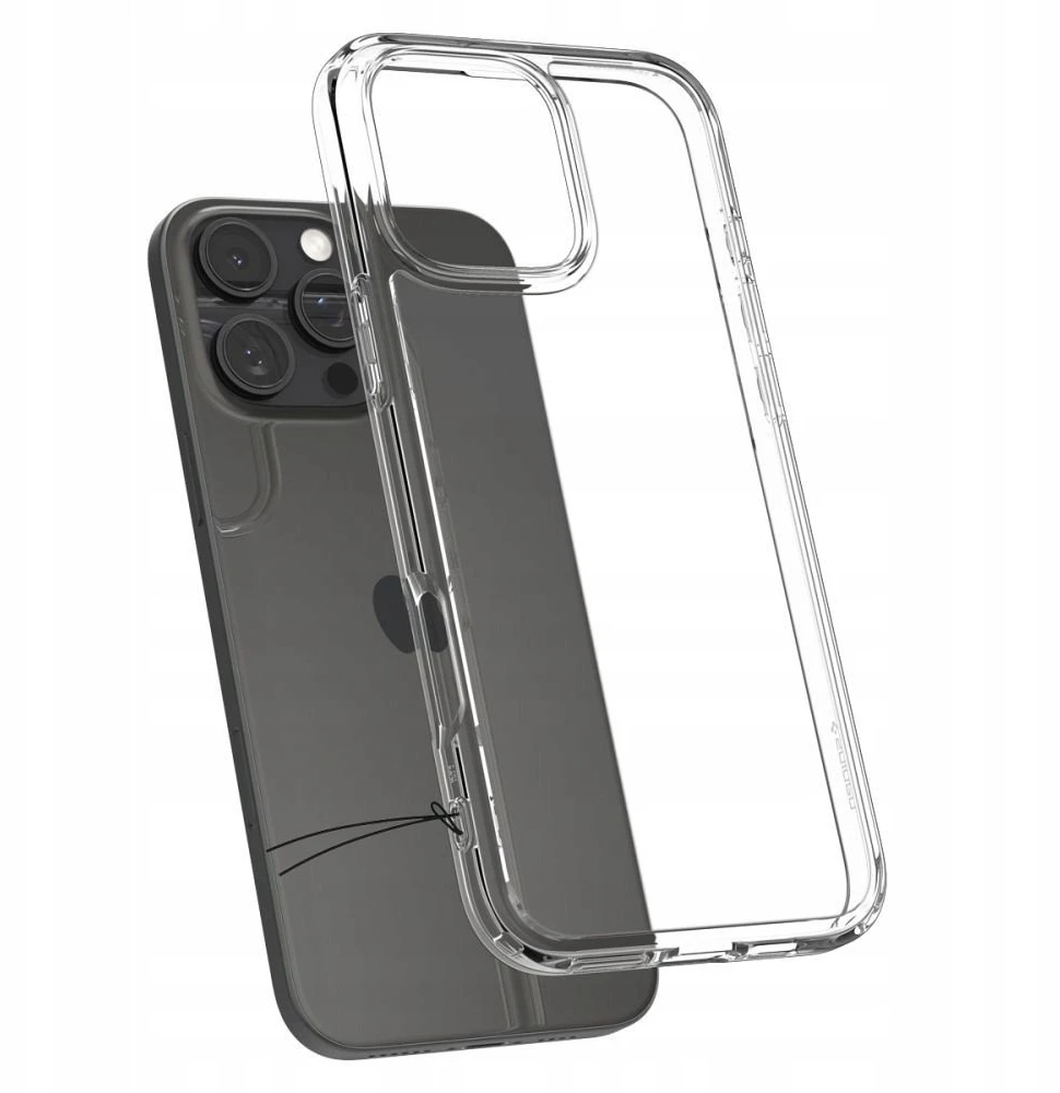 Spigen Ultra Hybrid dėklas skirtas Apple iPhone 17 – skaidrus