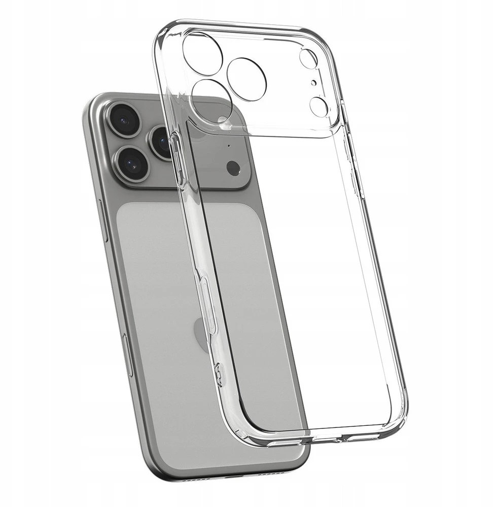 Dėklas „Spigen Ultra Hybrid“, krištolo skaidrumo – „iPhone 17 Pro Max“