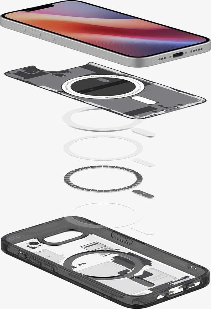 „Spigen Ultra Hybrid MagSafe“ dėklas, skirtas „iPhone 16e / 17e Zero One“ - Juodas