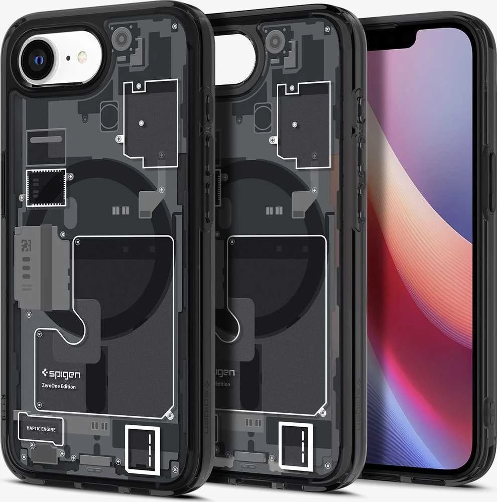 „Spigen Ultra Hybrid MagSafe“ dėklas, skirtas „iPhone 16e / 17e Zero One“ - Juodas