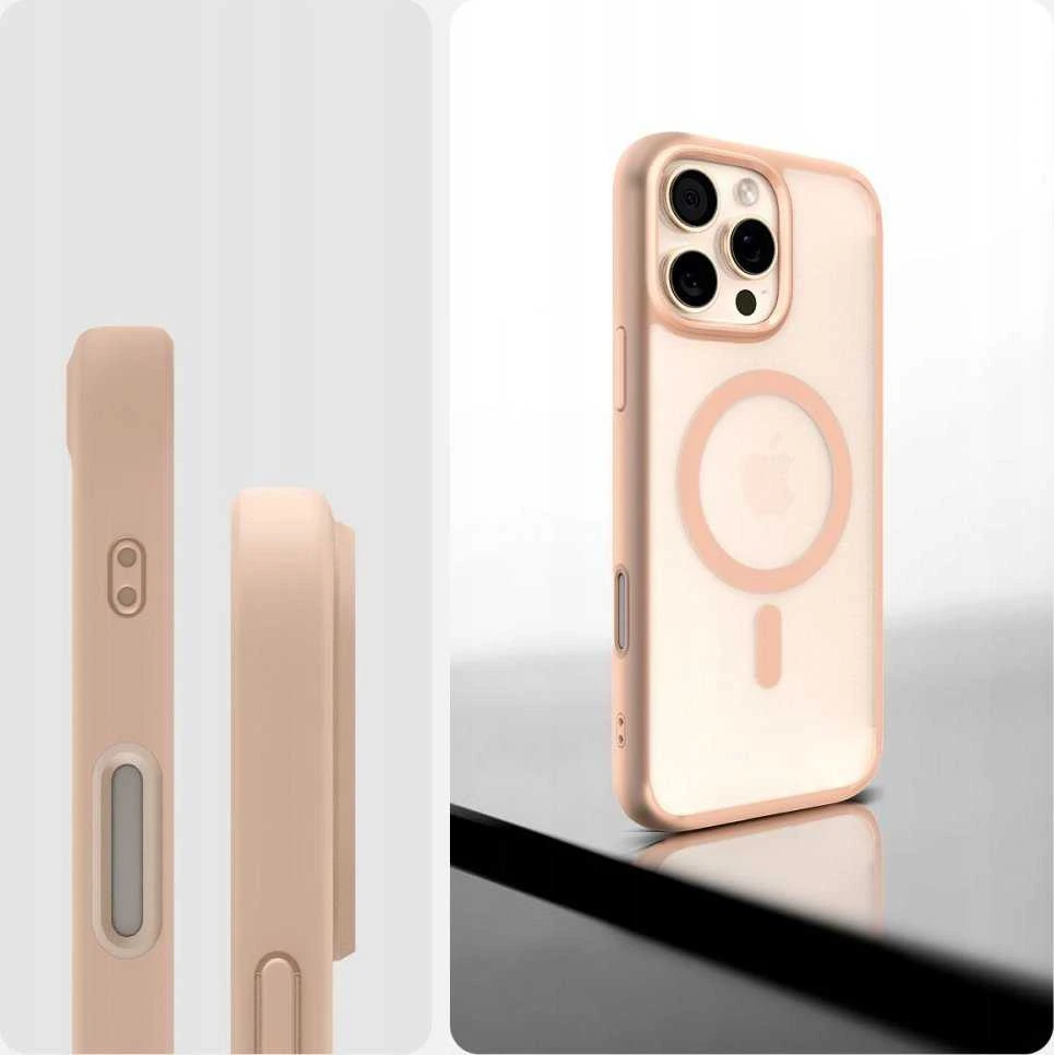 Dėklas Spigen Ultra Hybrid ”T” Mag Magsafe iPhone 16 Pro rožinė