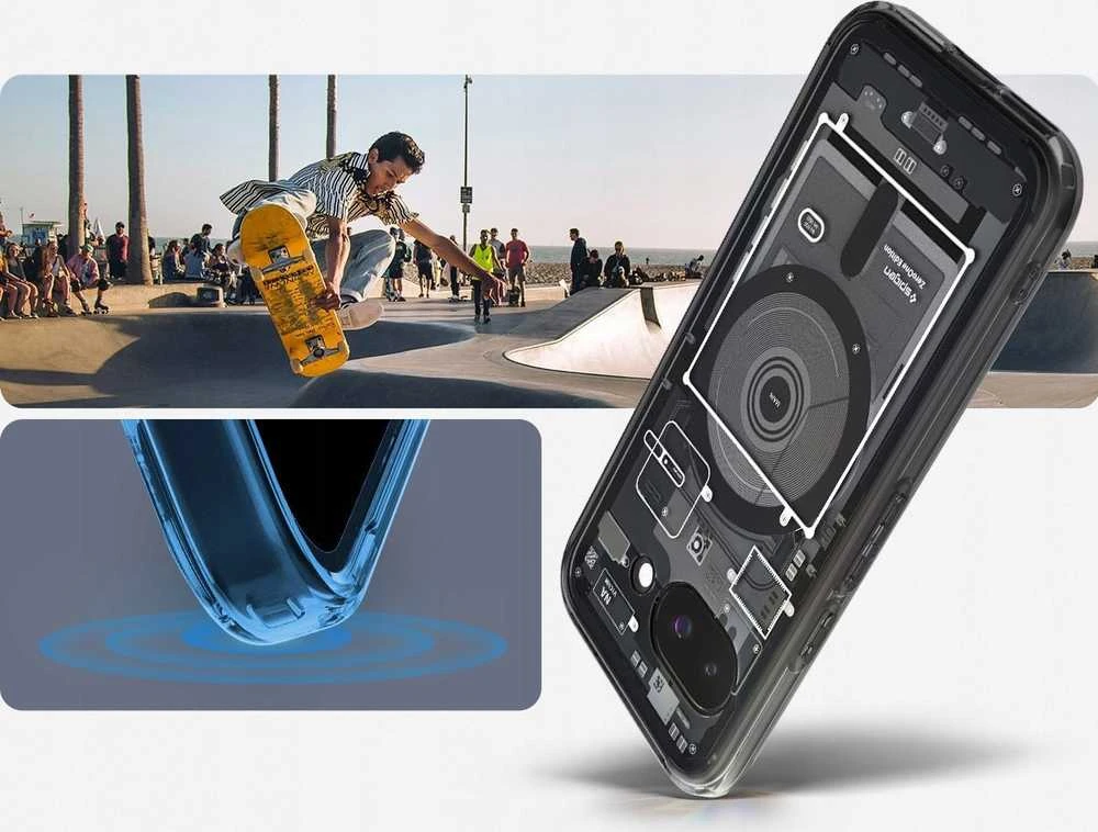 SPIGEN dėklas ULTRA HYBRID MAG suderinamas su MagSafe, skirtas GOOGLE PIXEL 9A zero one juodas