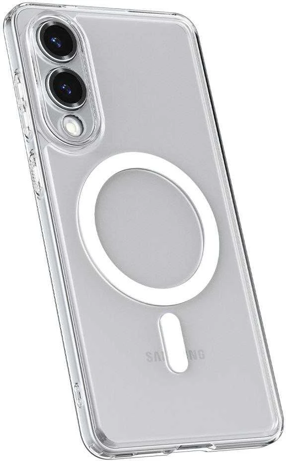 Spigen Ultra Hybrid Mag dėklas su MagSafe skirtas Samsung Galaxy S25 Edge – skaidrus