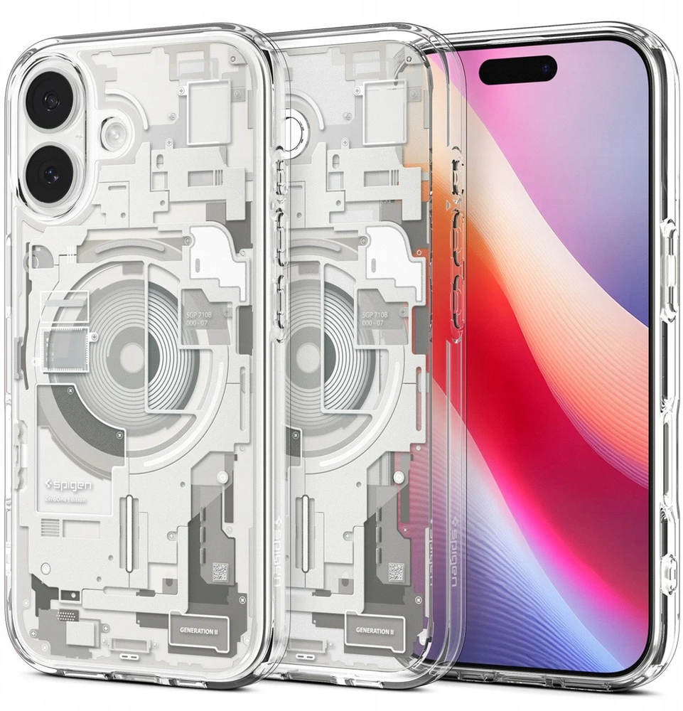 Spigen Ultra Hybrid MagSafe dėklas skirtas Apple iPhone 17 Zero One – titanium