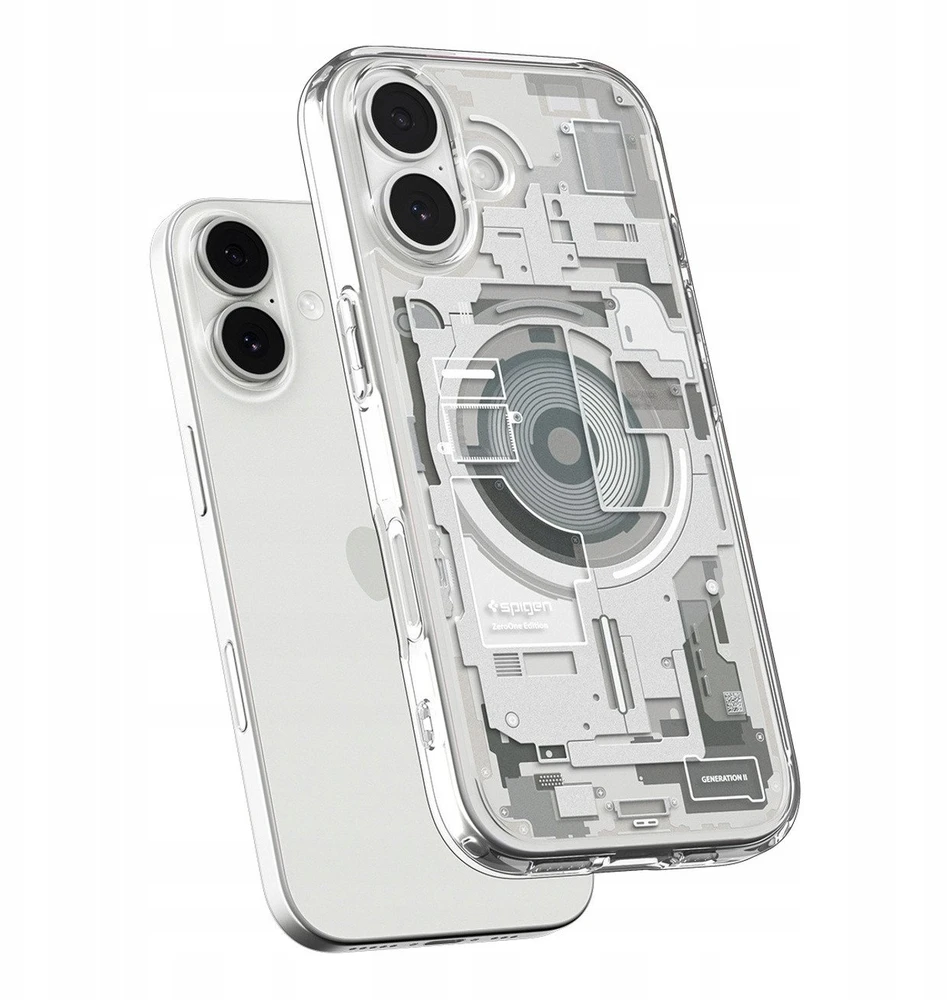Spigen Ultra Hybrid MagSafe dėklas skirtas Apple iPhone 17 Zero One – titanium