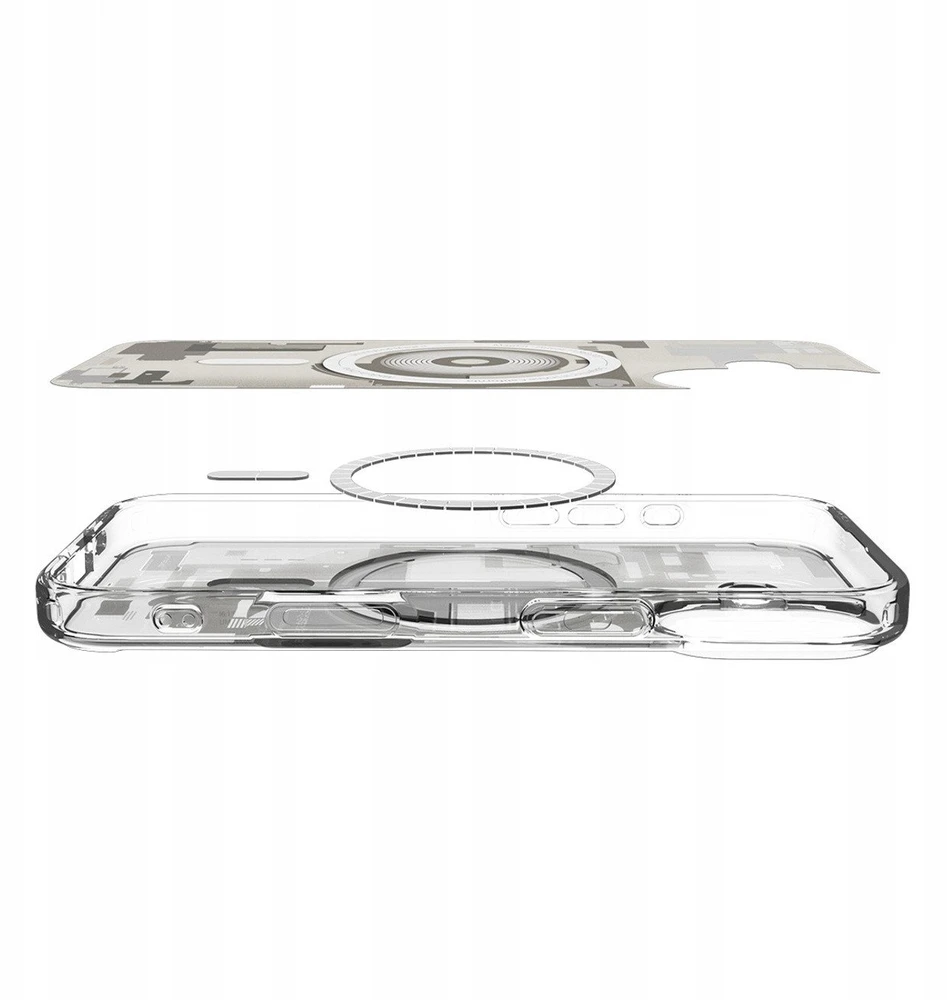 Spigen Ultra Hybrid MagSafe dėklas skirtas Apple iPhone 17 Zero One – titanium