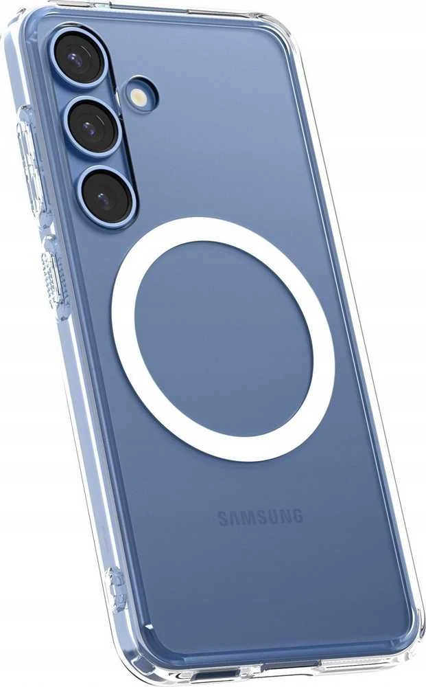 Spigen Ultra Hybrid Mag MagSafe – dėklas skirtas Samsung Galaxy S25+ Clear / Baltas