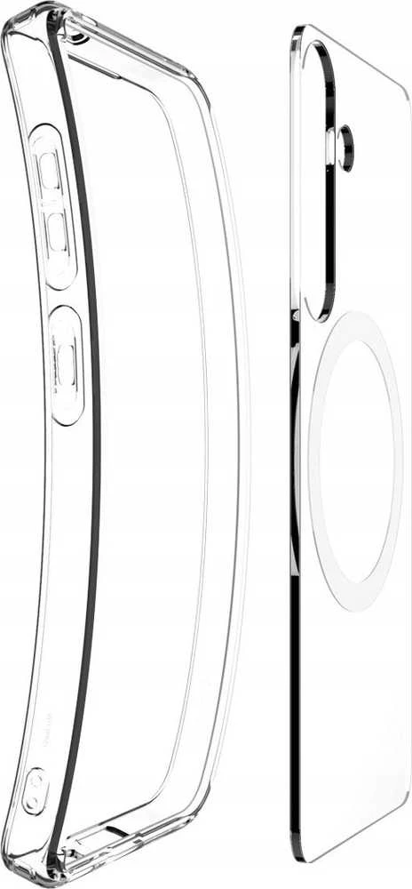 Spigen Ultra Hybrid Mag MagSafe – dėklas skirtas Samsung Galaxy S25+ Clear / Baltas