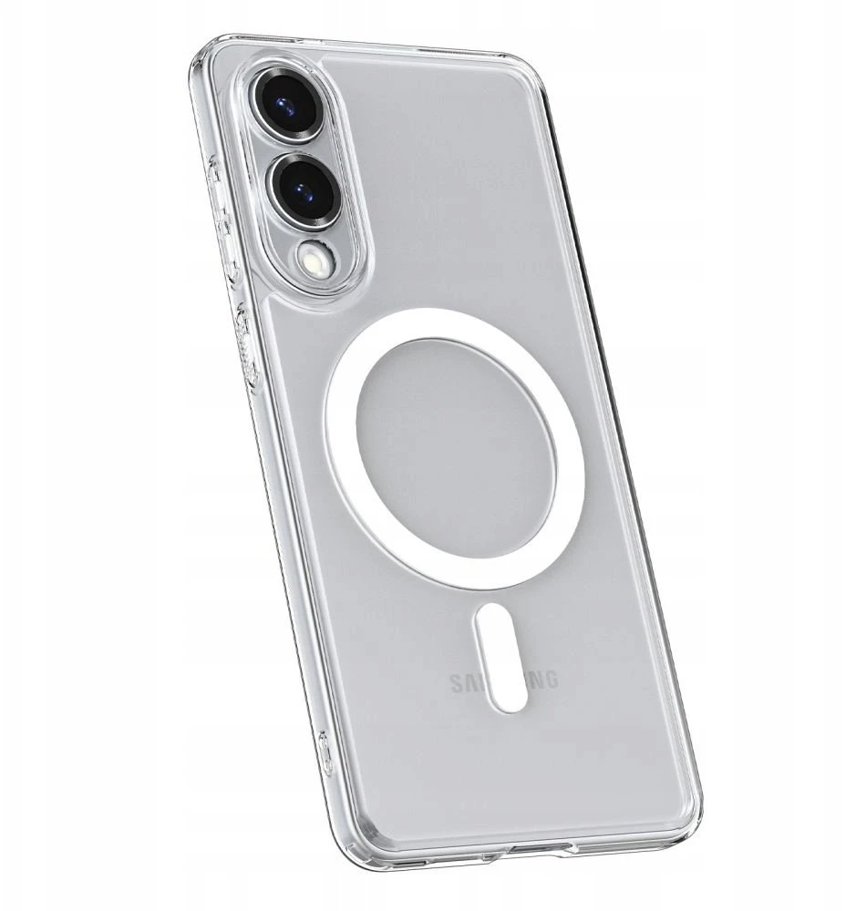 Spigen Ultra Hybrid Mag MagSafe dėklas skirtas Samsung Galaxy S26 Ultra – Clear and Baltas