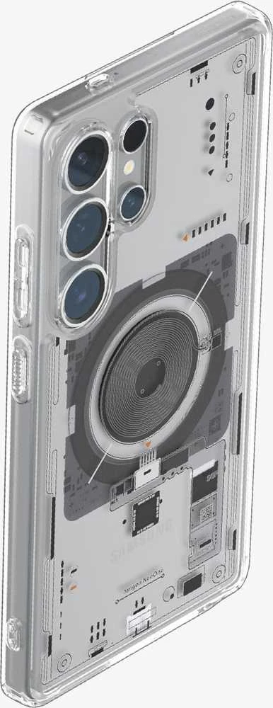 Spigen Ultra Hybrid Mag dėklas skirtas Samsung Galaxy S25 Ultra Neo One – skaidrus