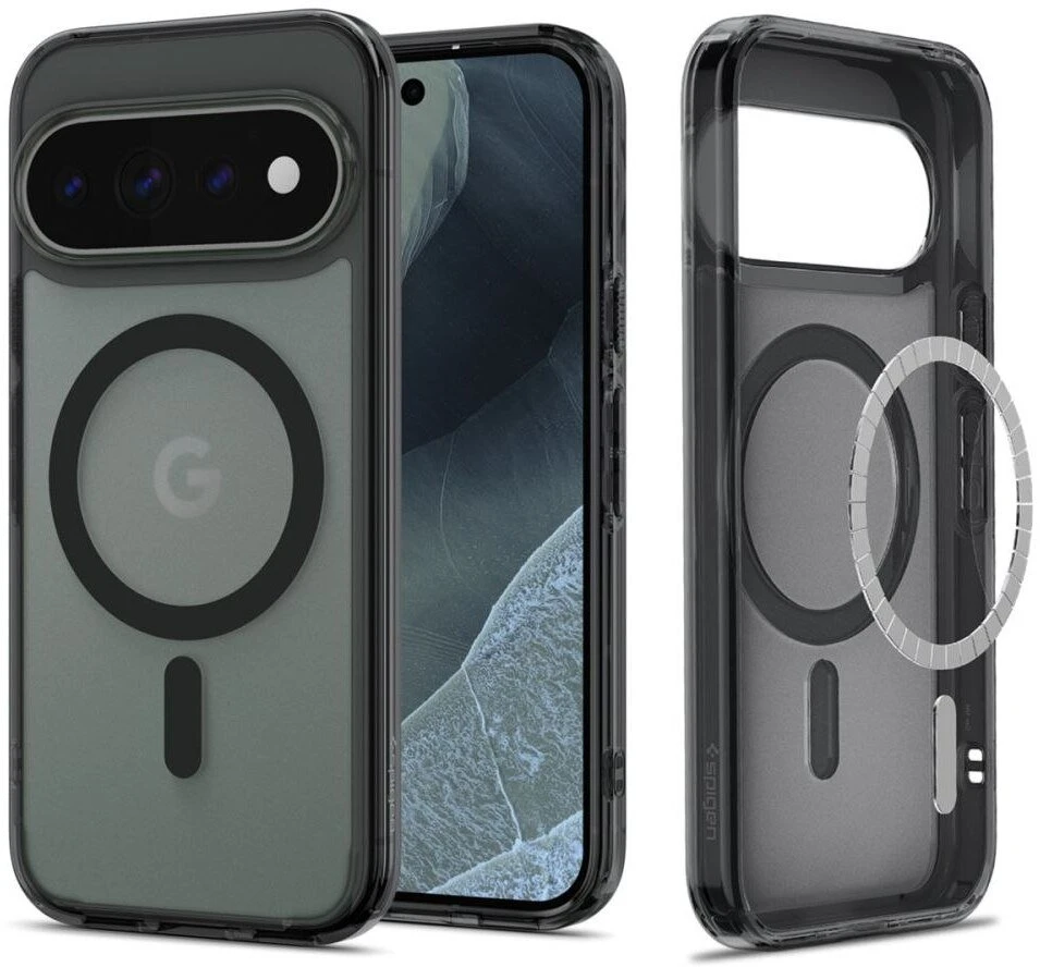 SPIGEN ULTRA HYBRID MAG MAGSAFE DĖKLAS GOOGLE PIXEL 11 PRO FROST Juodas