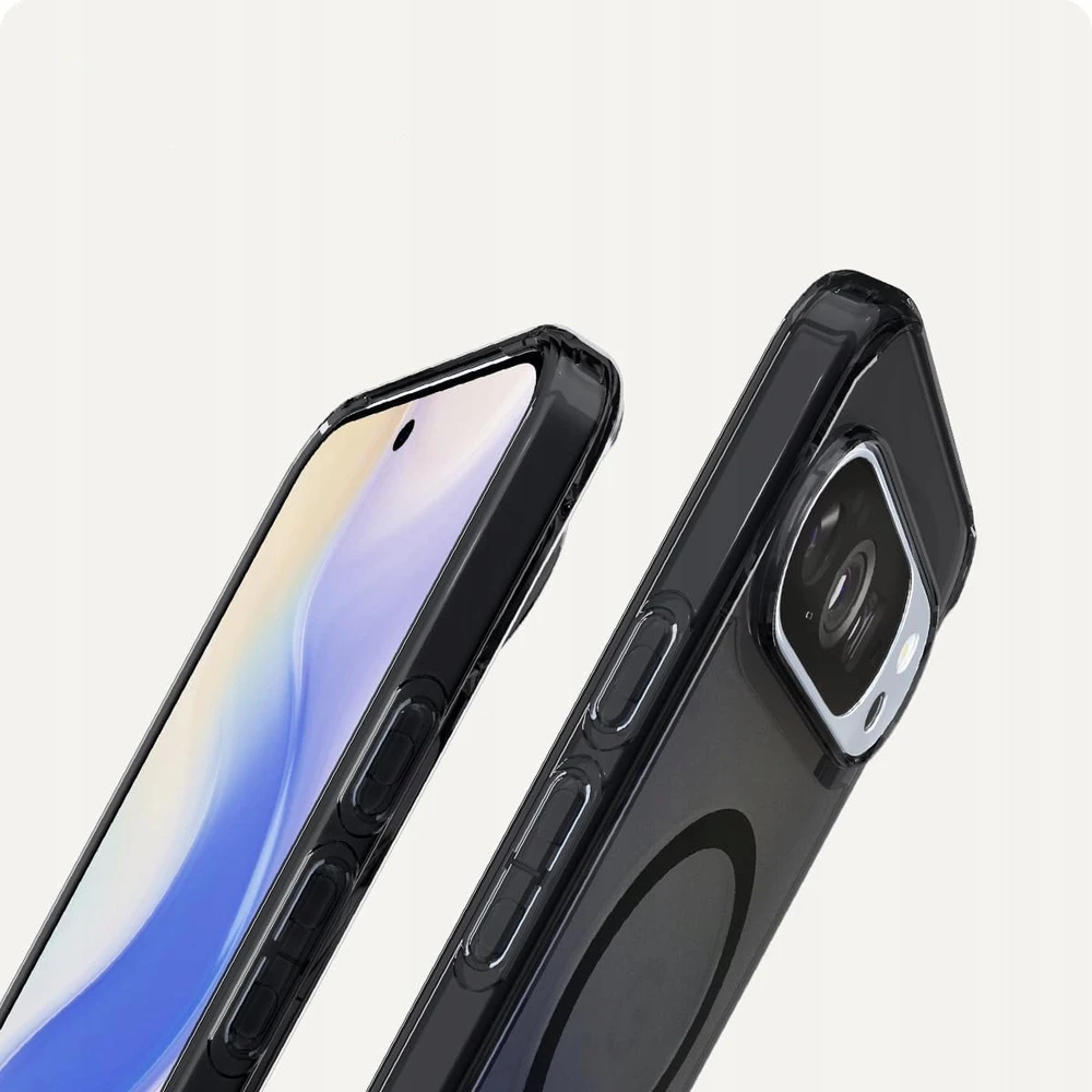 „Spigen Ultra Hybrid Mag MagSafe“ dėklas, skirtas „Google Pixel 10 / 10 Pro“ – skaidrus/juodas