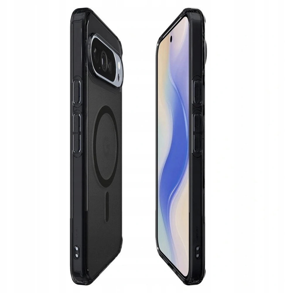 „Spigen Ultra Hybrid Mag MagSafe“ dėklas, skirtas „Google Pixel 10 / 10 Pro“ – skaidrus/juodas