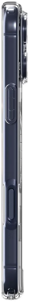 Dėklas „Spigen Ultra Hybrid MagSafe“, skaidrus, tamsiai mėlynas - iPhone 17 Pro
