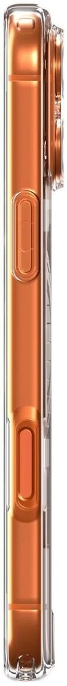 Dėklas „Spigen Ultra Hybrid MagSafe“, skaidrus oranžinis - iPhone 17 Pro Max