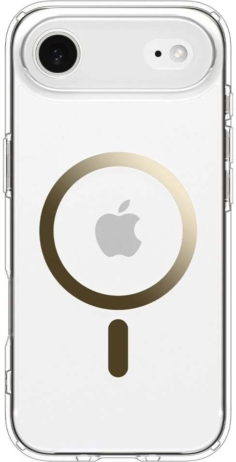 Spigen Ultra Hybrid MagSafe dėklas skirtas Apple iPhone 17 Air – skaidrus auksos spalvos