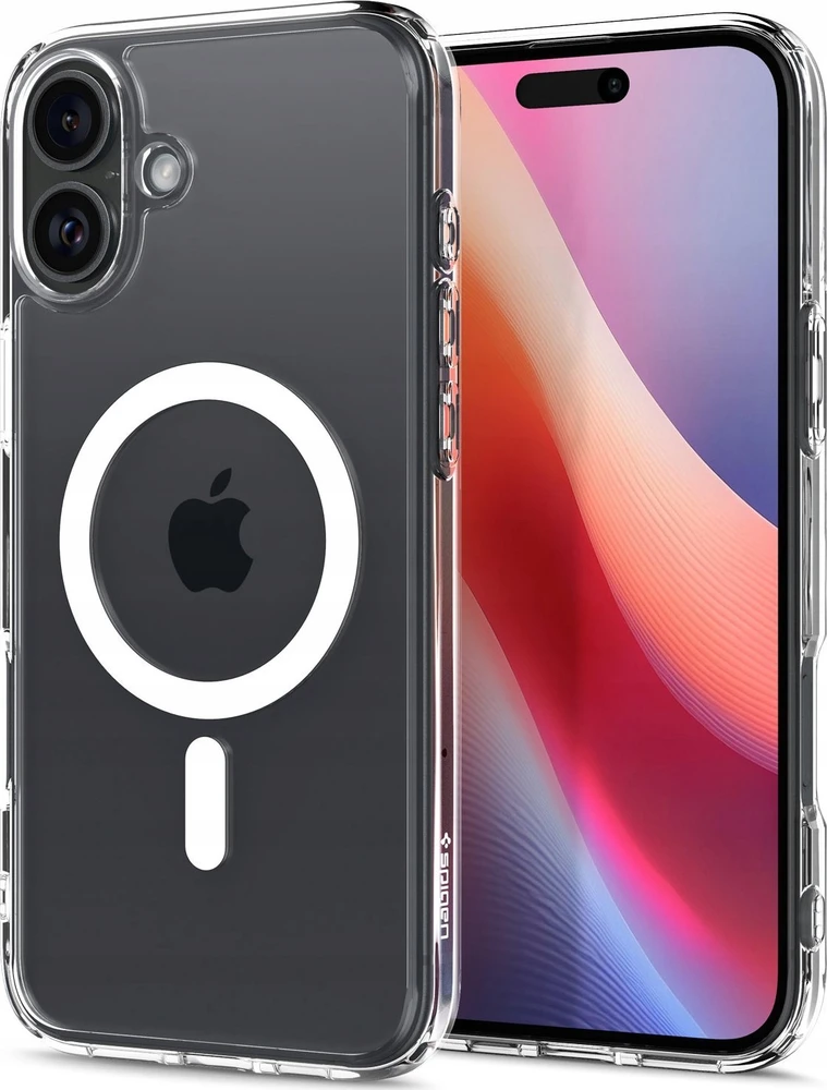 Spigen Ultra Hybrid MagSafe Apple iPhone 16 – dėklas telefonui baltos spalvos