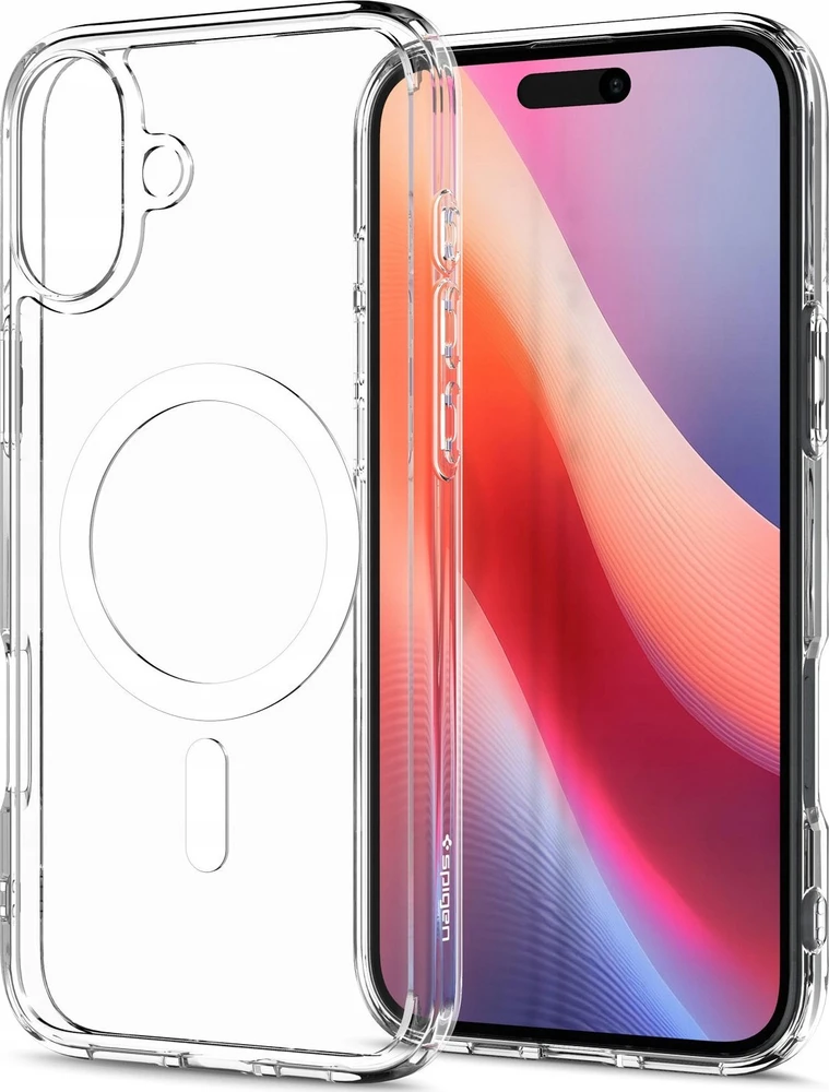 Spigen Ultra Hybrid MagSafe Apple iPhone 16 – dėklas telefonui baltos spalvos