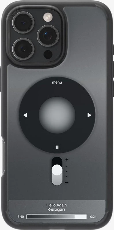 Dėklas Spigen Ultra Hybrid MagSafe, klasikinis juodas - iPhone 16 Pro