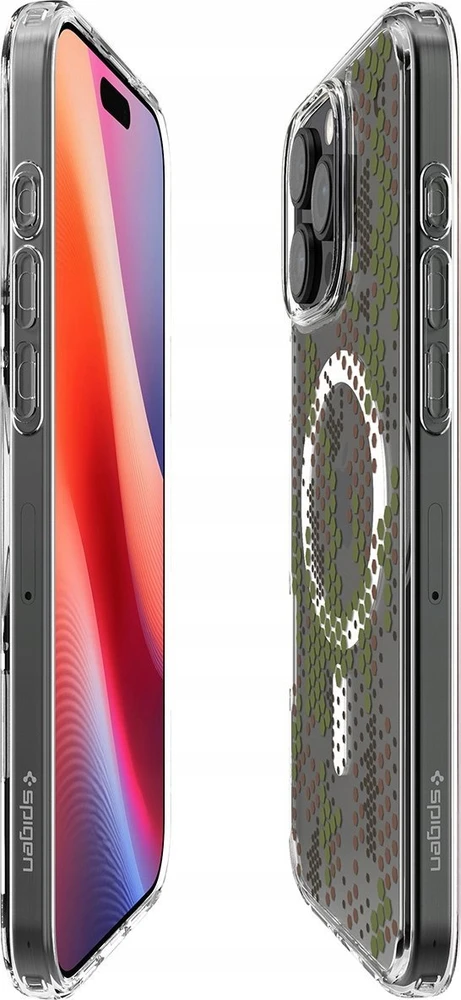 Dėklas Spigen Ultra Hybrid MagSafe, digital camo - iPhone 16 Pro