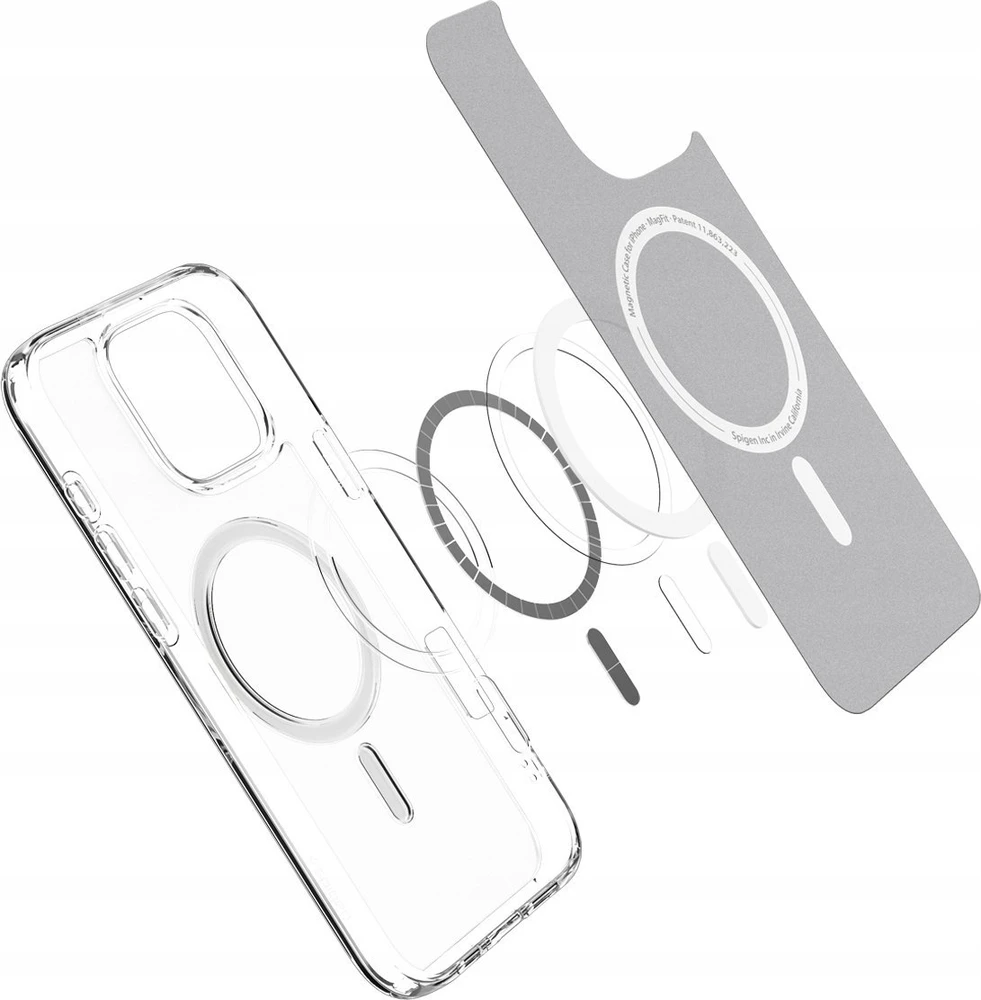 Spigen Ultra Hybrid Mag MagSafe Apple iPhone 16 Pro – dėklas telefonui skaidrus