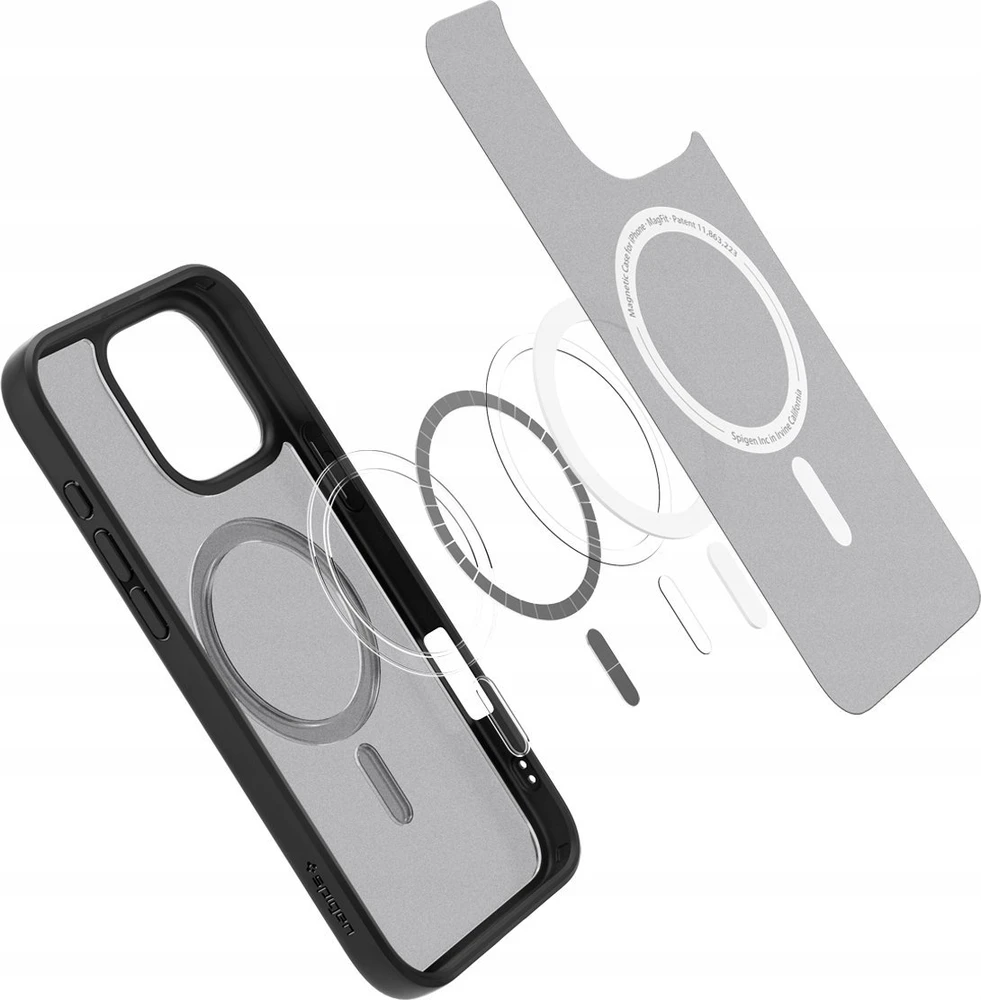 Spigen Ultra Hybrid Mag MagSafe Apple iPhone 16 Pro – dėklas telefonui juodos spalvos
