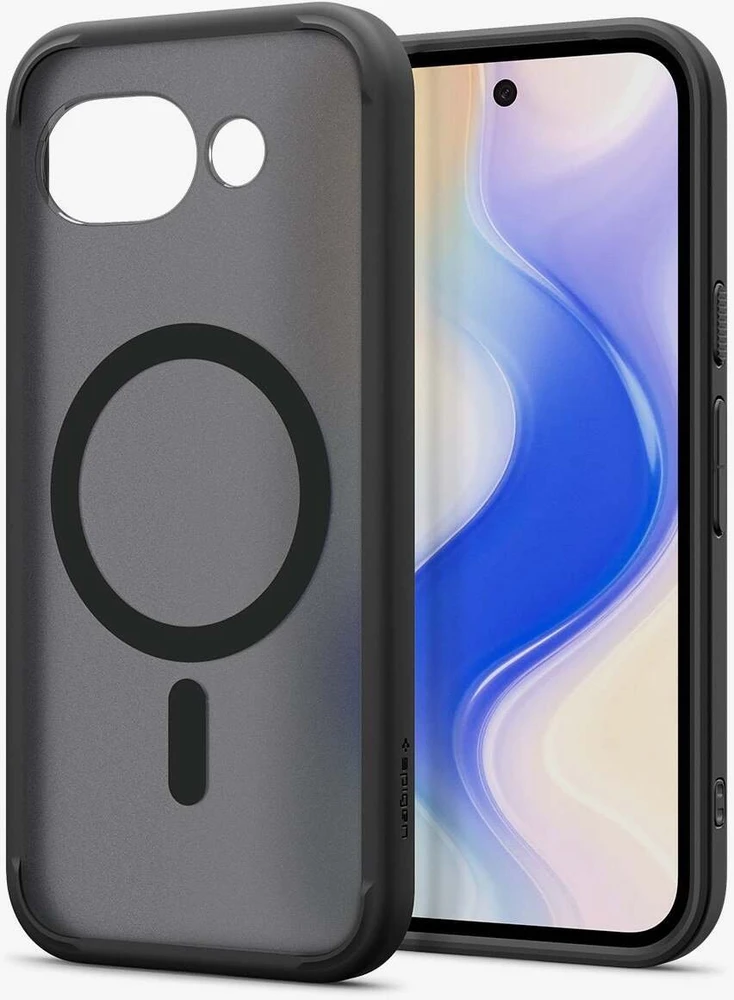 Dėklas Spigen Ultra Hybrid MagSafe, matinės juodos spalvos – Google Pixel 10a