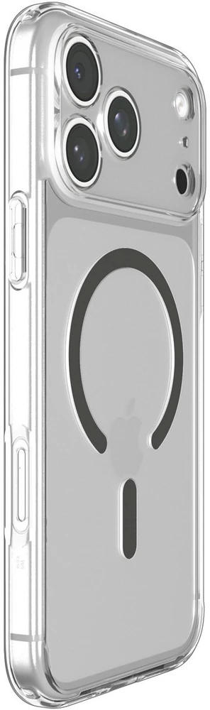 Dėklas Spigen Ultra Hybrid MagSafe iPhone 17 Pro Max / 18 Pro Max SKAIDRUS/GRAFITO