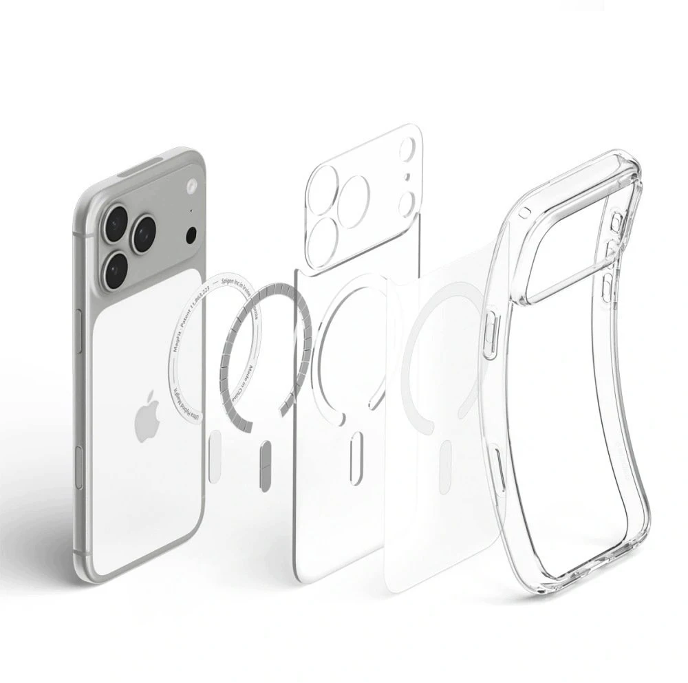Dėklas Spigen Ultra Hybrid MagSafe iPhone 17 Pro Max / 18 Pro Max matinis baltas