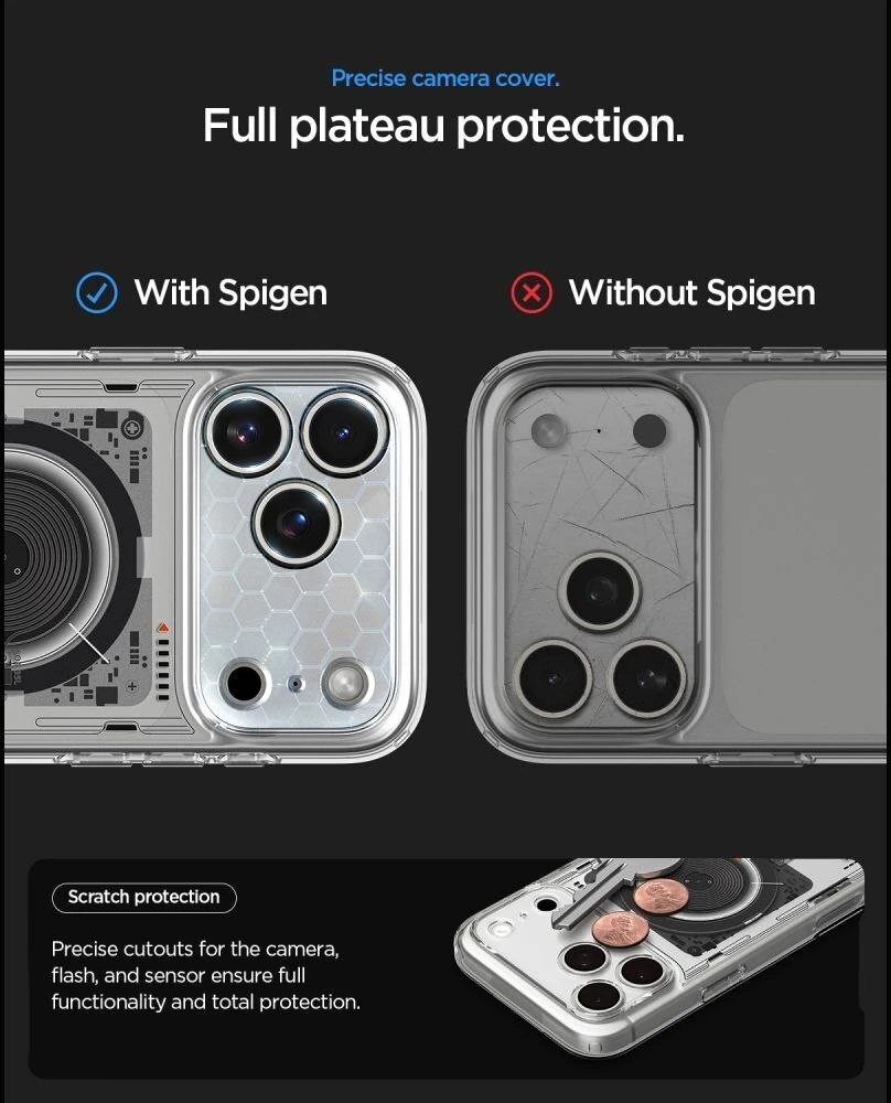 Dėklas Spigen Ultra Hybrid MagSafe iPhone 17 Pro Max / 18 Pro Max NEO ONE
