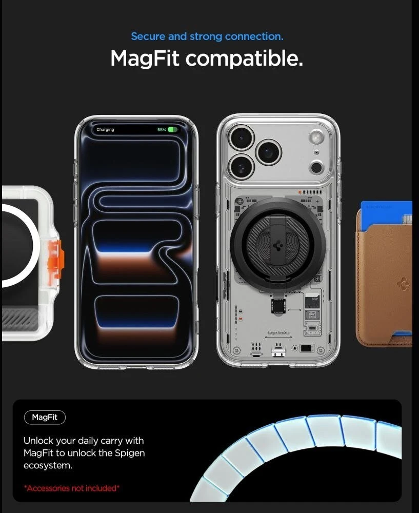 Dėklas Spigen Ultra Hybrid MagSafe iPhone 17 Pro Max / 18 Pro Max NEO ONE