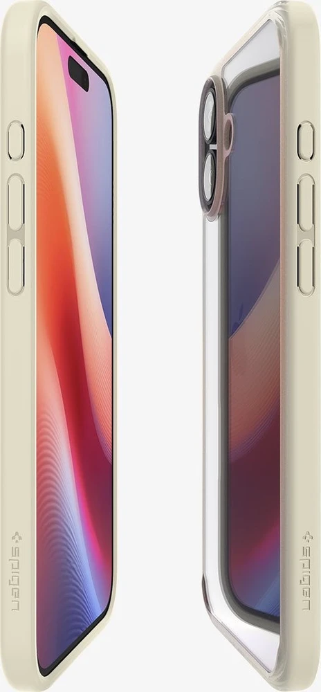 Dėklas Spigen Ultra Hybrid, mute beige - iPhone 16 Plus