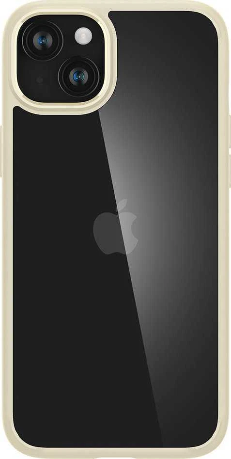 Spigen Ultra Hybrid dėklas skirtas Apple iPhone 15 Plus, spalva - Mute Beige