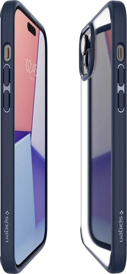 Spigen Ultra Hybrid dėklas skirtas Apple iPhone 15 Plus, spalva - Navy Blue