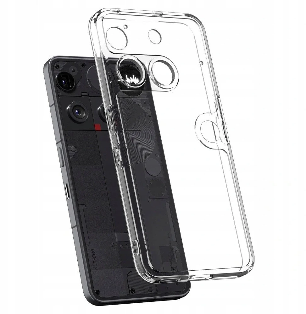 „Spigen Ultra Hybrid“ dėklas, skirtas „Nothing Phone 3“ – skaidrus