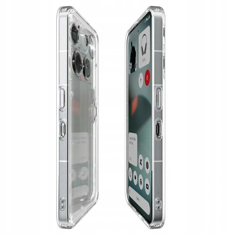 „Spigen Ultra Hybrid“ dėklas, skirtas „Nothing Phone 3“ – skaidrus