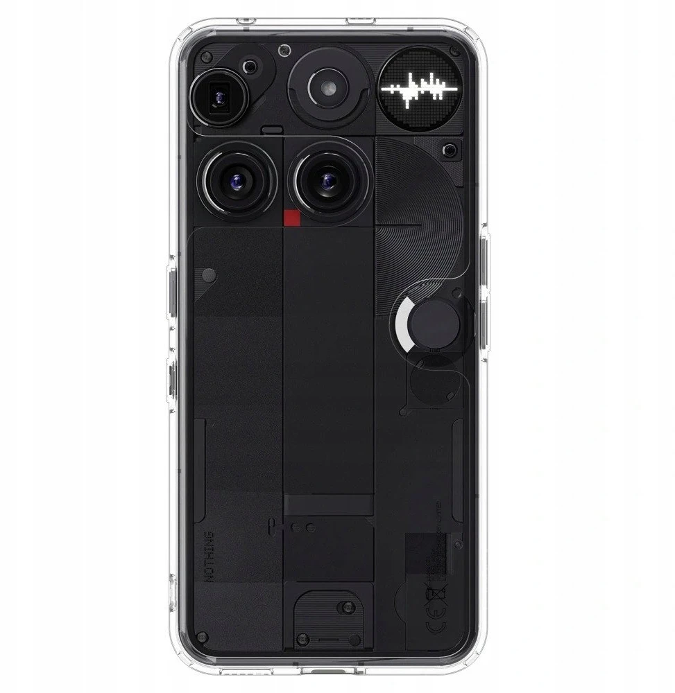 „Spigen Ultra Hybrid“ dėklas, skirtas „Nothing Phone 3“ – skaidrus