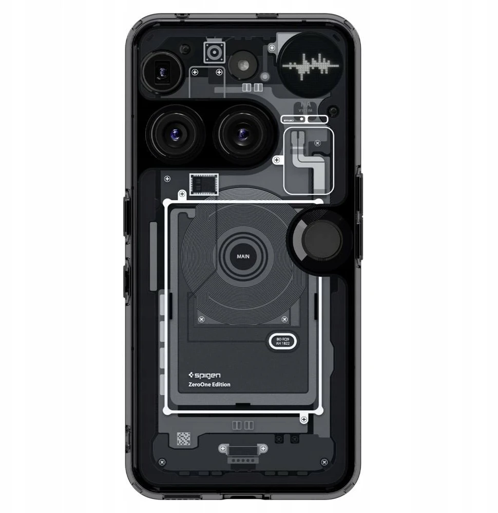 Spigen Ultra Hybrid dėklas skirtas Nothing Phone 3 Zero One – skaidrus