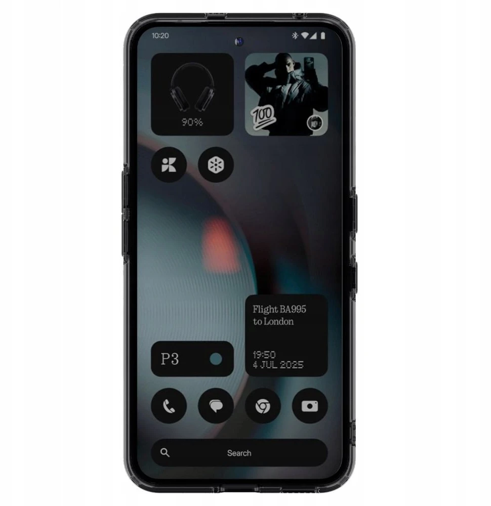 Spigen Ultra Hybrid dėklas skirtas Nothing Phone 3 Zero One – skaidrus