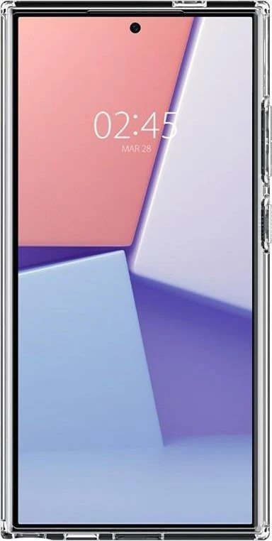 Spigen Ultra Hybrid Onetap Ring dėklas, skirtas Samsung Galaxy 24 Ultra baltos spalvos