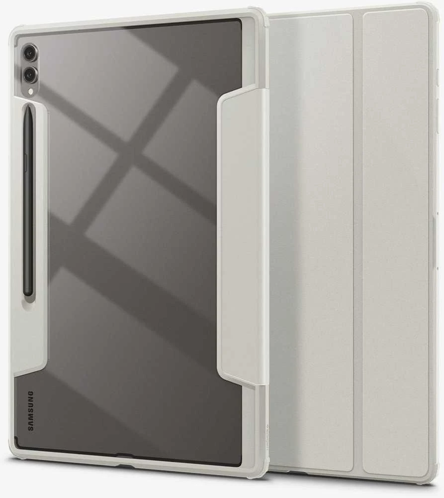 „Spigen Ultra Hybrid Pro“, pilkas – „Samsung Galaxy Tab S10/S9/S8 Ultra“
