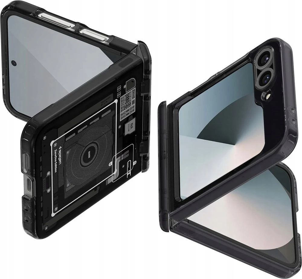Dėklas Spigen Ultra Hybrid Pro, zero one - Samsung Galaxy Z Flip6/7 FE