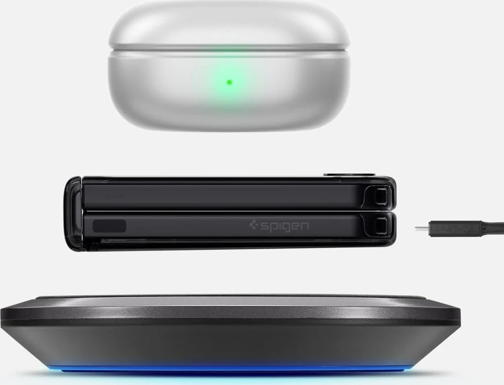 Dėklas Spigen Ultra Hybrid Pro, zero one - Samsung Galaxy Z Flip6/7 FE
