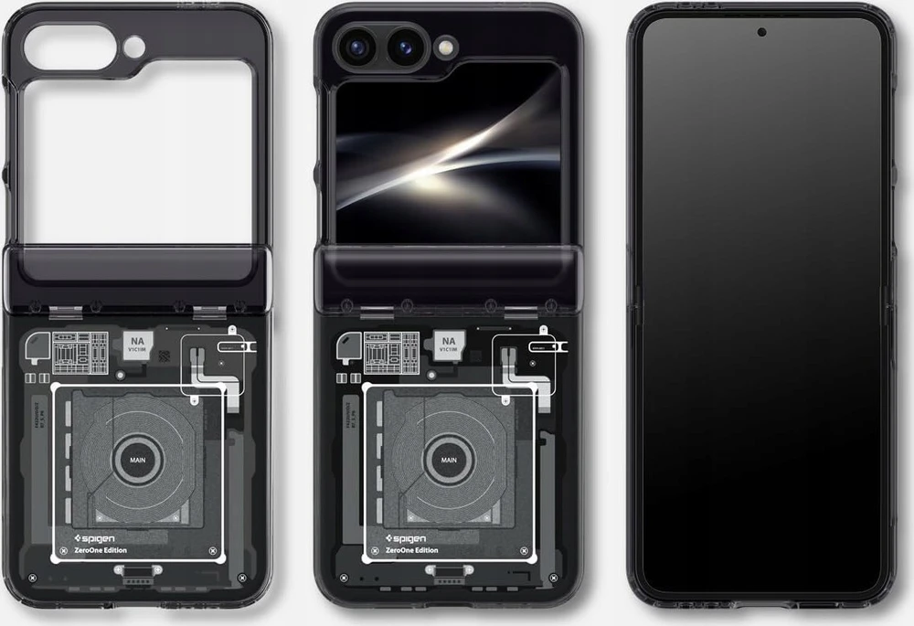 Dėklas Spigen Ultra Hybrid Pro, zero one - Samsung Galaxy Z Flip6/7 FE