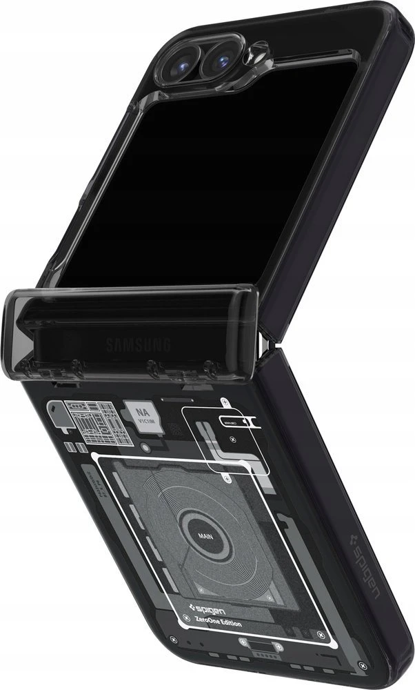 Dėklas Spigen Ultra Hybrid Pro, zero one - Samsung Galaxy Z Flip6/7 FE